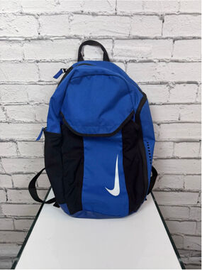 Nike Backpack Academy Blue Black Backpack Gym Bag 19x13x4 in Book Bag